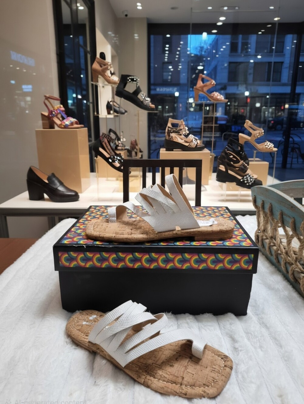 Donald J. Pliner Hazie Women's Sz 6 M Cork Slide Sandals $138